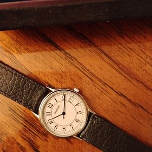 Tiffany & Co. Stainless Steel Watch with Black Strap